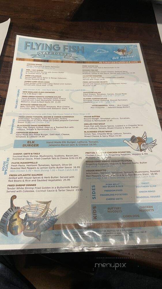 Flying Fish Taphouse - Jacksonville, FL menu_pic
