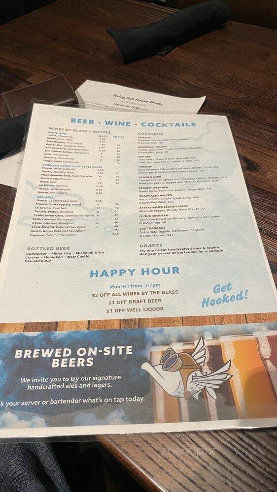 Flying Fish Taphouse - Jacksonville, FL menu_pic