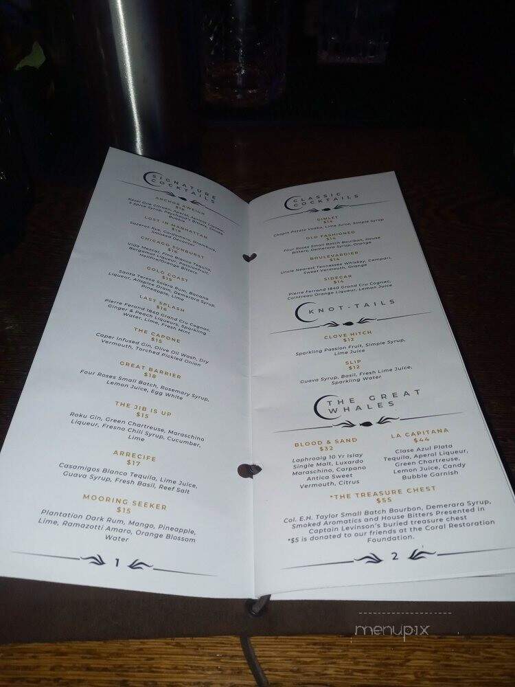 Lost Reef Lounge - Chicago, IL menu_pic