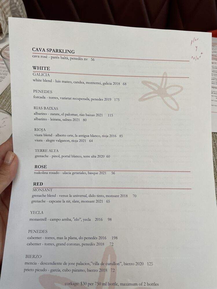 Flor Y Solera - Los Angeles, CA menu_pic