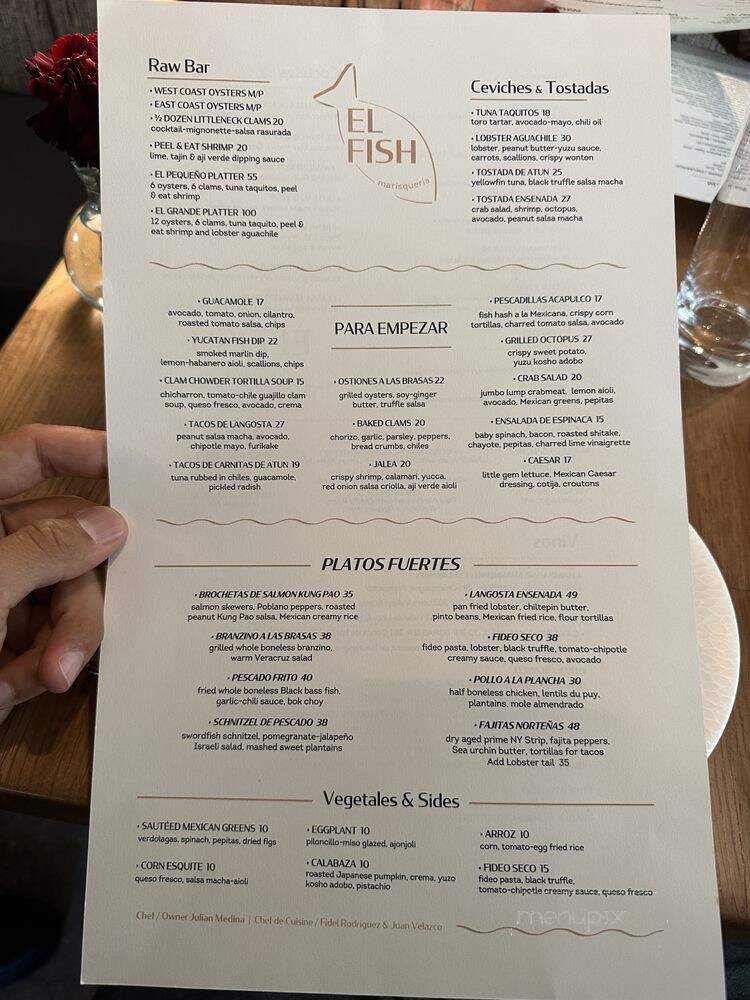 El Fish Marisqueria - New York, NY