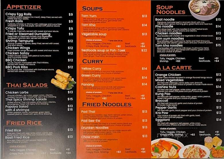 ThaiBento - Canoga Park, CA menu_pic
