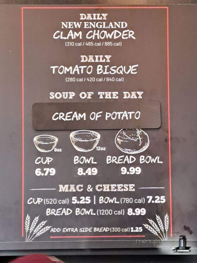 West Coast Sourdough - Roseville, CA menu_pic