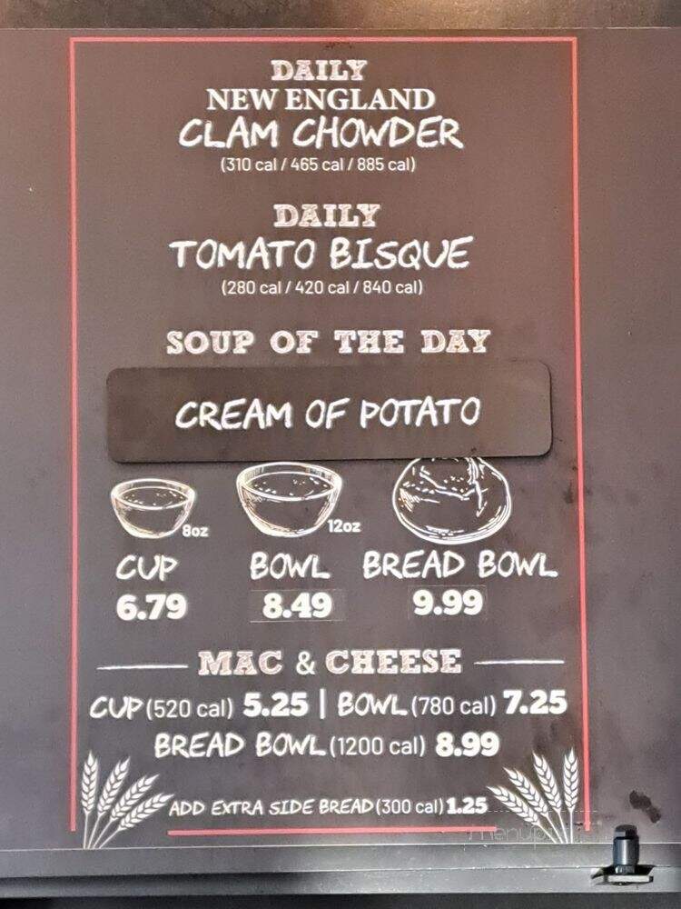 West Coast Sourdough - Roseville, CA menu_pic