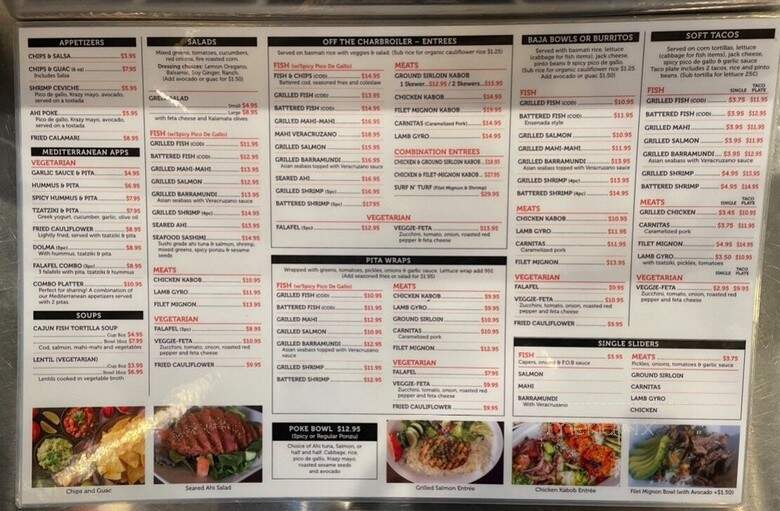 Fresh Off the Boat Fish Grill - Santa Ana, CA menu_pic