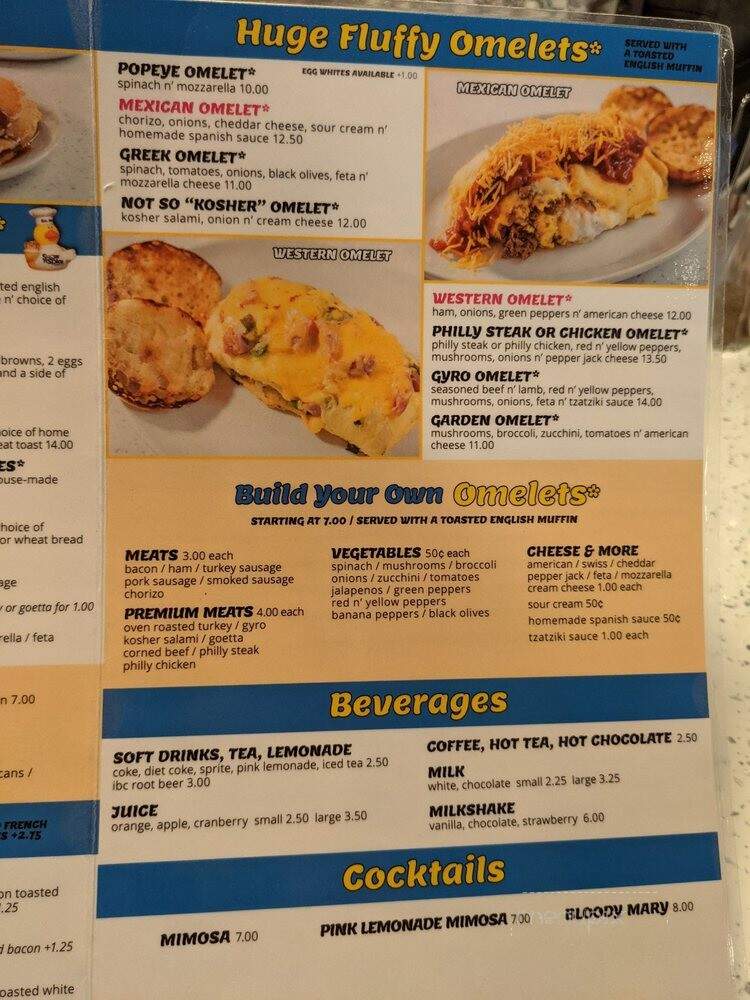 Sugar n' Spice Diner - Blue Ash, OH menu_pic