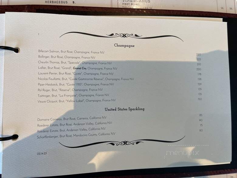 Left Bank Brasserie - Oakland, CA menu_pic