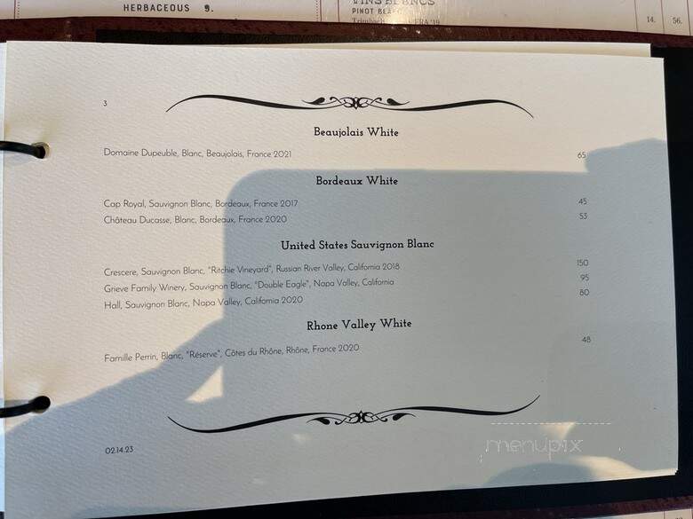 Left Bank Brasserie - Oakland, CA menu_pic