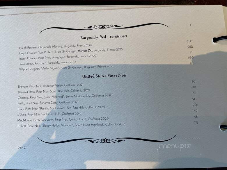 Left Bank Brasserie - Oakland, CA menu_pic