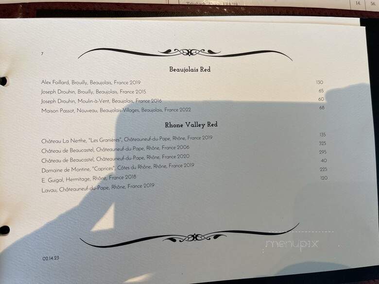 Left Bank Brasserie - Oakland, CA menu_pic