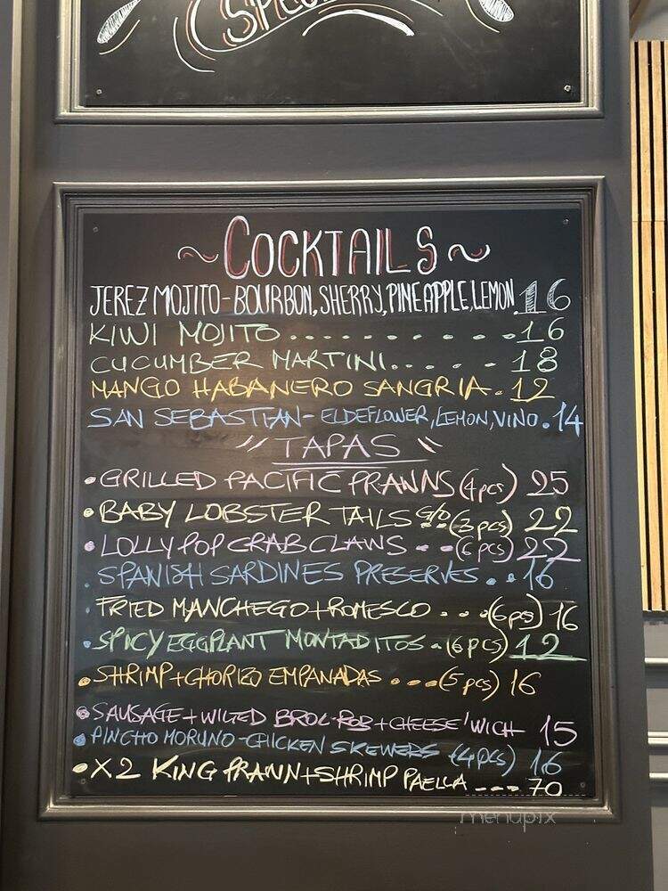 Buleria Tapas & Wine Bar - Tuckahoe, NY menu_pic