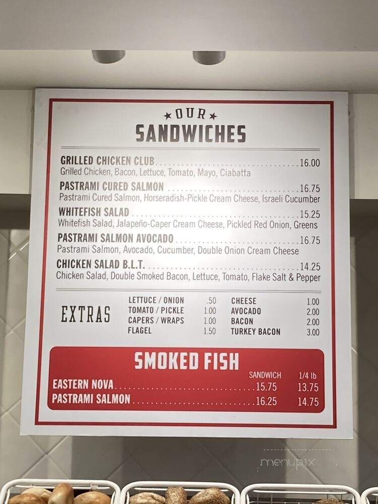Kossar's Bagels & Bialys - New York, NY menu_pic