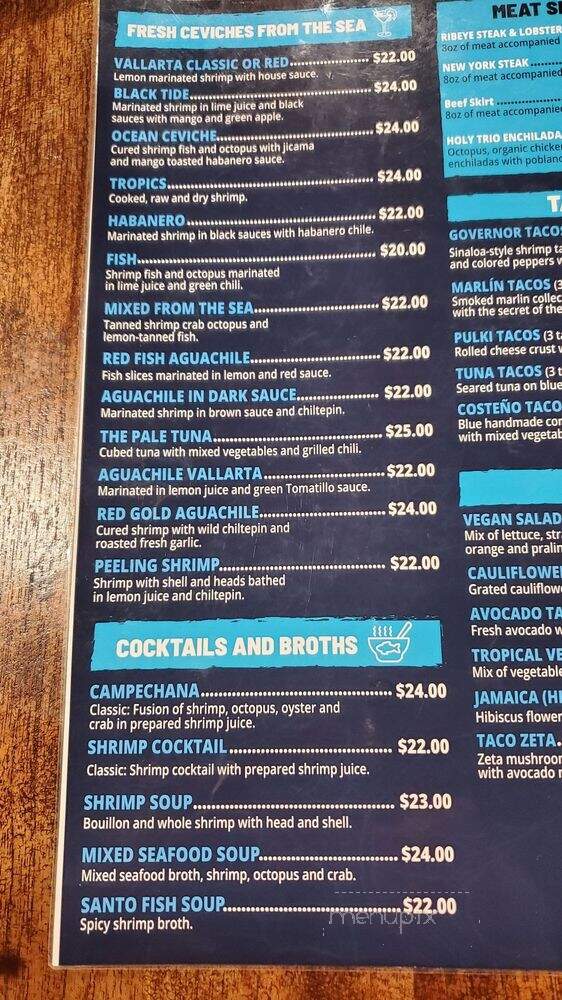 Santo Fish Restaurant - Pico Rivera, CA menu_pic