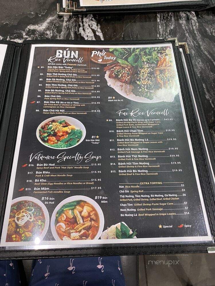 Pho Today - Philadelphia, PA menu_pic