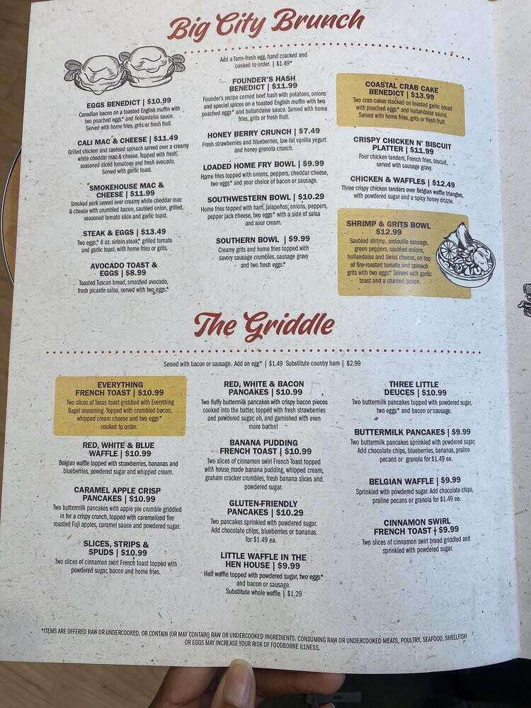 Eggs Up Grill - Morrow, GA menu_pic