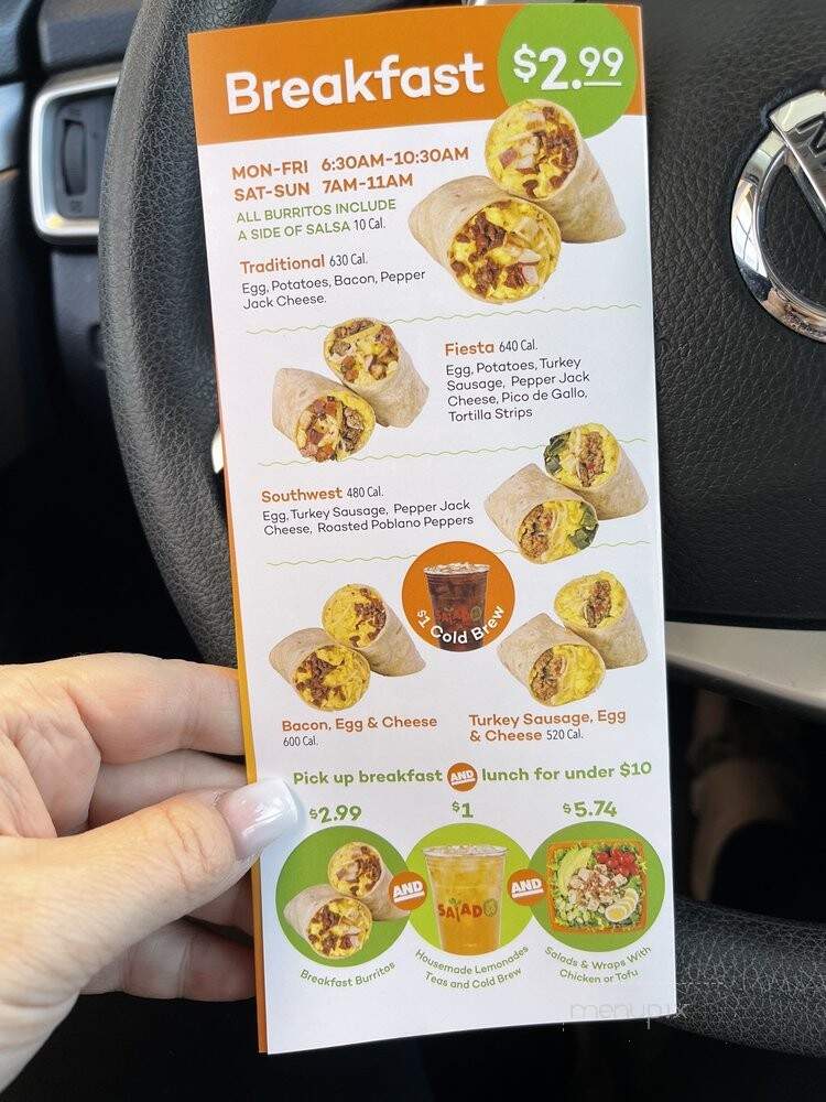 Salad and Go - Fort Worth, TX menu_pic
