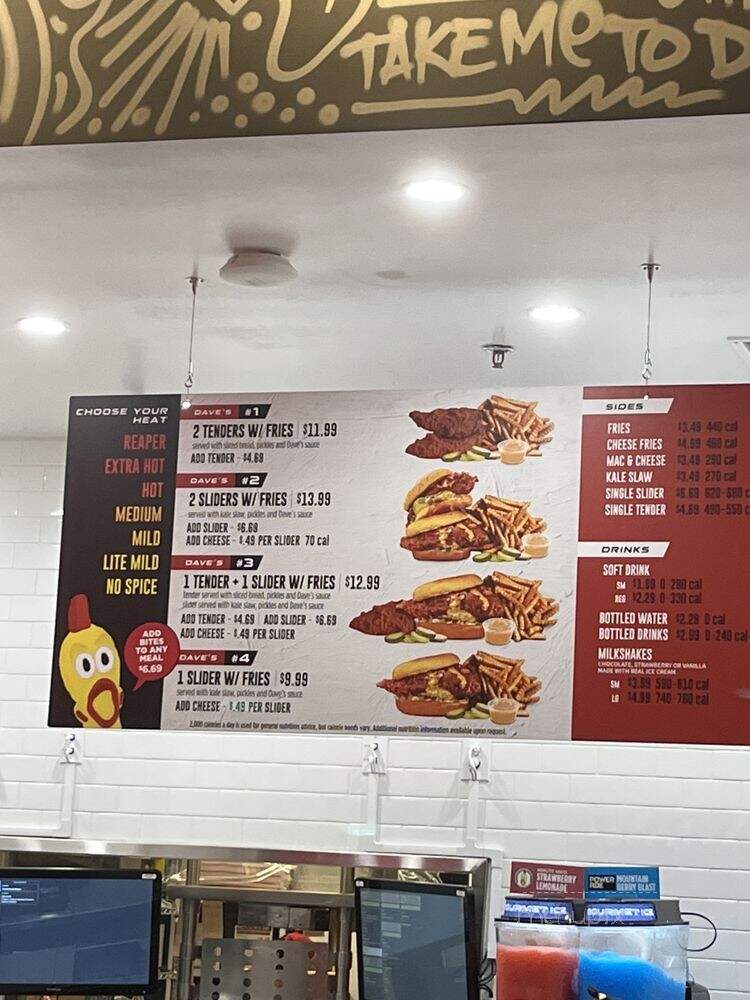 Dave's Hot Chicken - Fontana, CA menu_pic