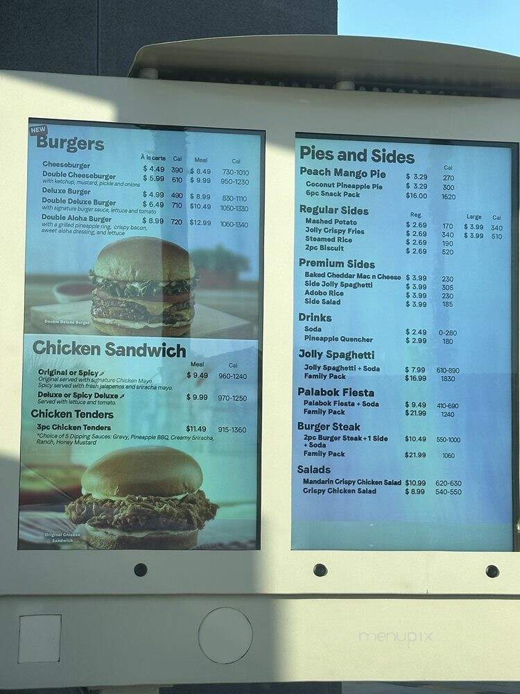 Jollibee - West Covina, CA menu_pic