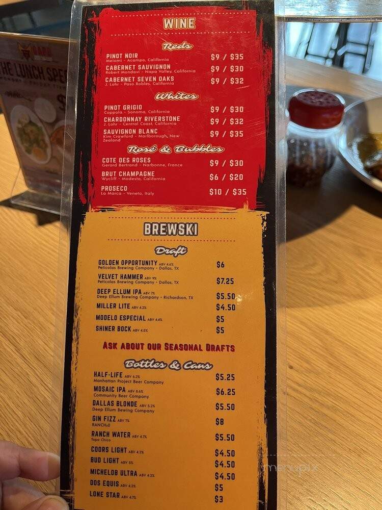 Greenville Avenue Pizza Company - Richardson, TX menu_pic
