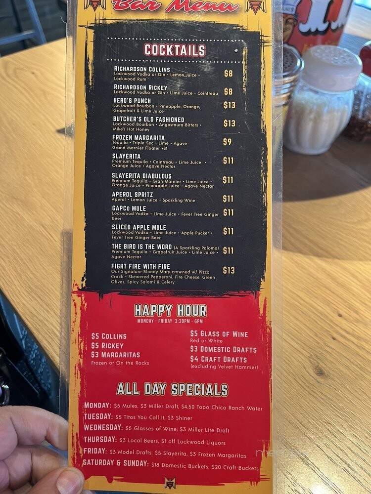 Greenville Avenue Pizza Company - Richardson, TX menu_pic