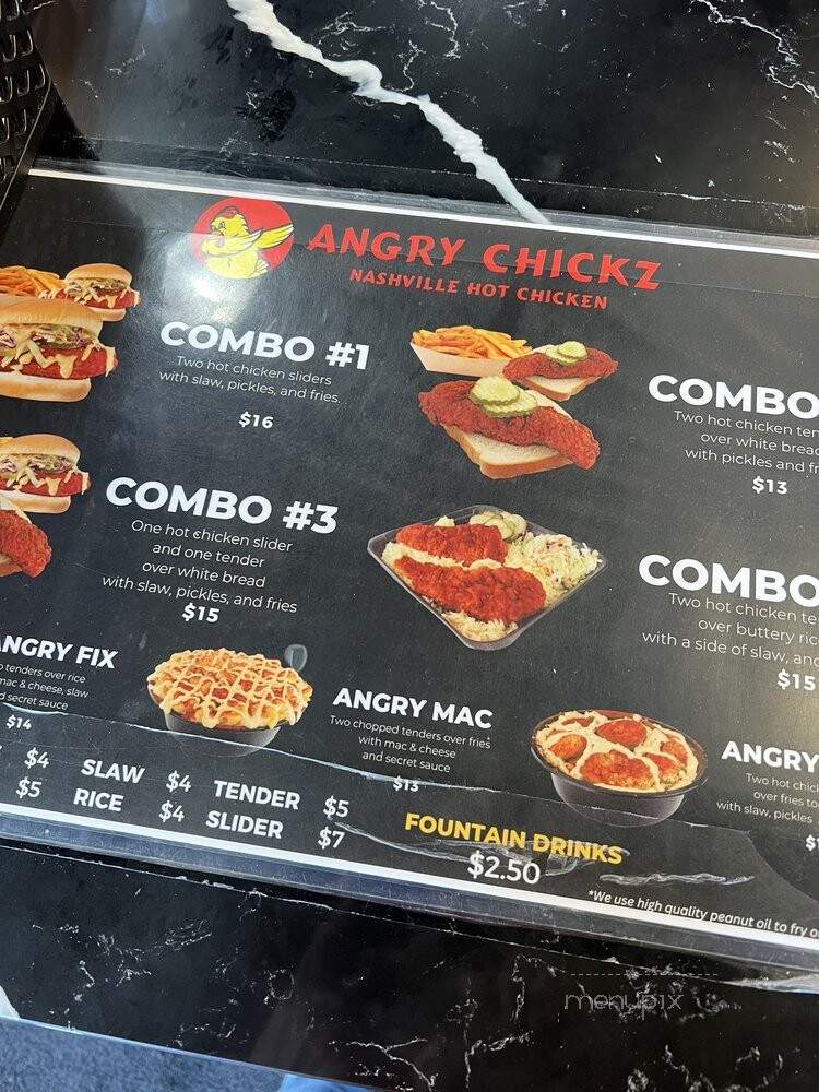 Angry Chickz - Brentwood, CA menu_pic