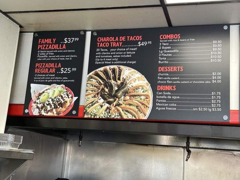 Chicago Style Taco Shop - Lombard, IL menu_pic