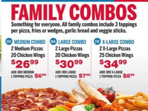 Queens Pizza & Wings - Hamilton, ON menu_pic