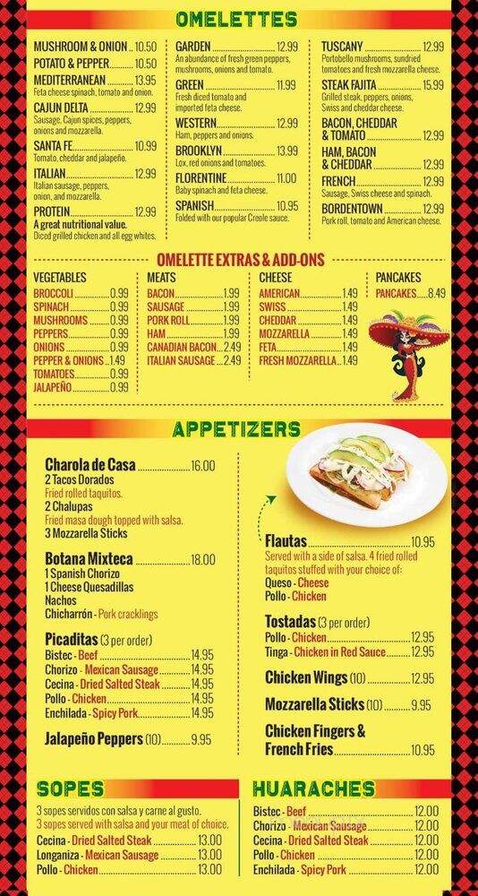 La Catrina Mexican Restaurant - Forked River, NJ menu_pic