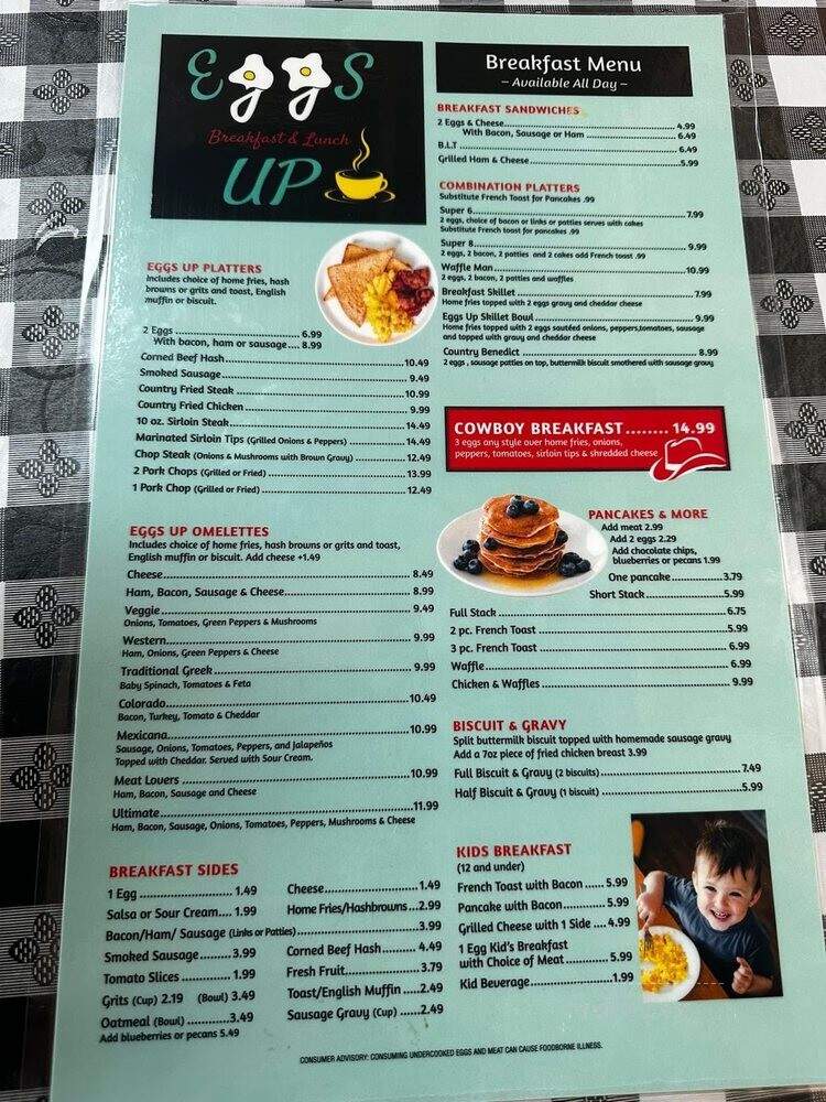 Eggs Up - Lake Wales, FL menu_pic