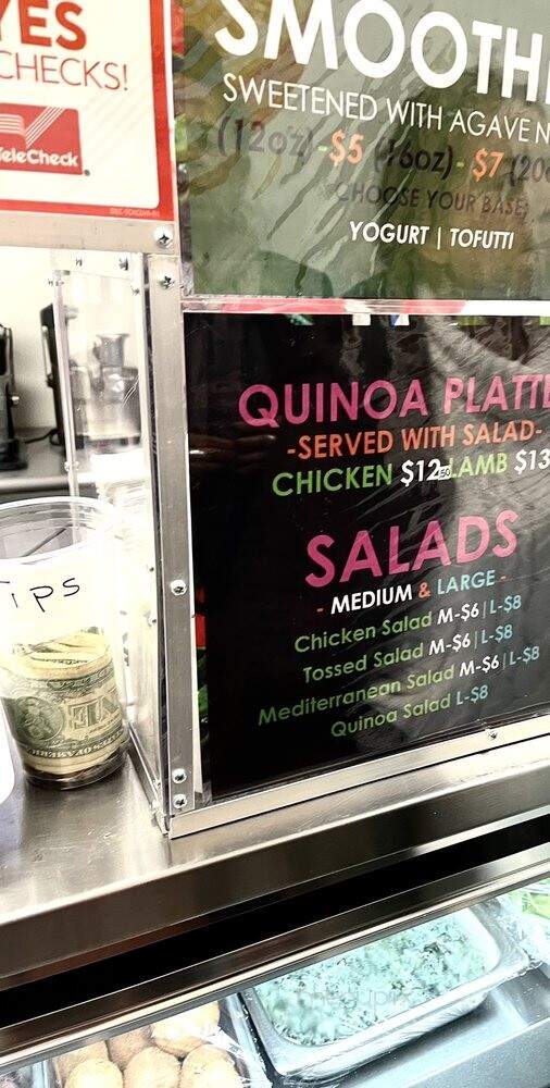 Fresh Take On Life Juice Bar - The Bronx, NY menu_pic