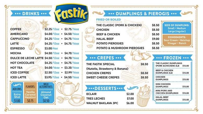 Fastik Coffee & Pelmeni - Englishtown, NJ