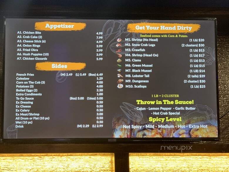 Hot Crab Juicy Seafood & Wing - Jonesboro, GA menu_pic