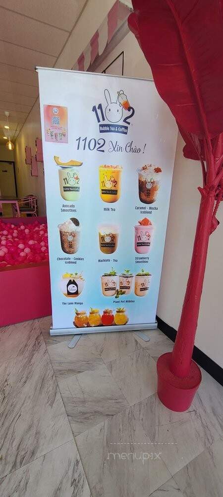 1102 Bubble Tea & Coffee - Arlington, TX menu_pic