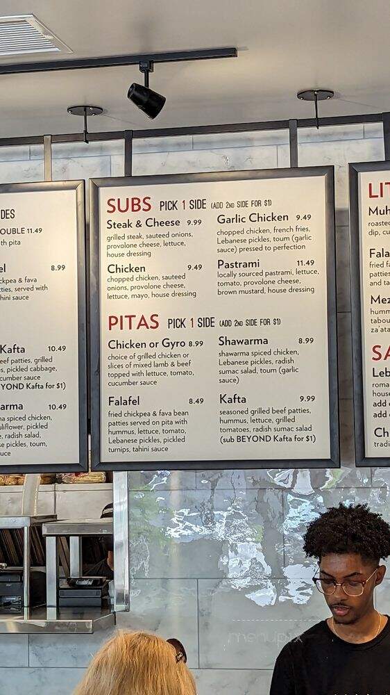 Ghassan's Fresh Mediterranean Eats - Greensboro, NC menu_pic
