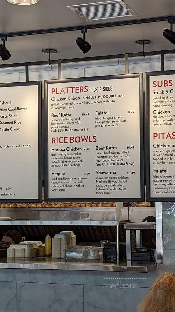Ghassan's Fresh Mediterranean Eats - Greensboro, NC menu_pic