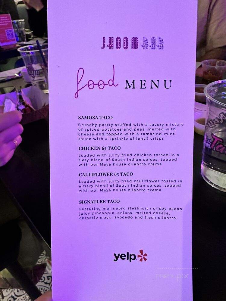 Taco Maya & Jhoom Bar - Chicago, IL menu_pic