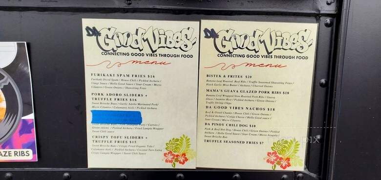 Da Good Vibes Eats - San Diego, CA menu_pic