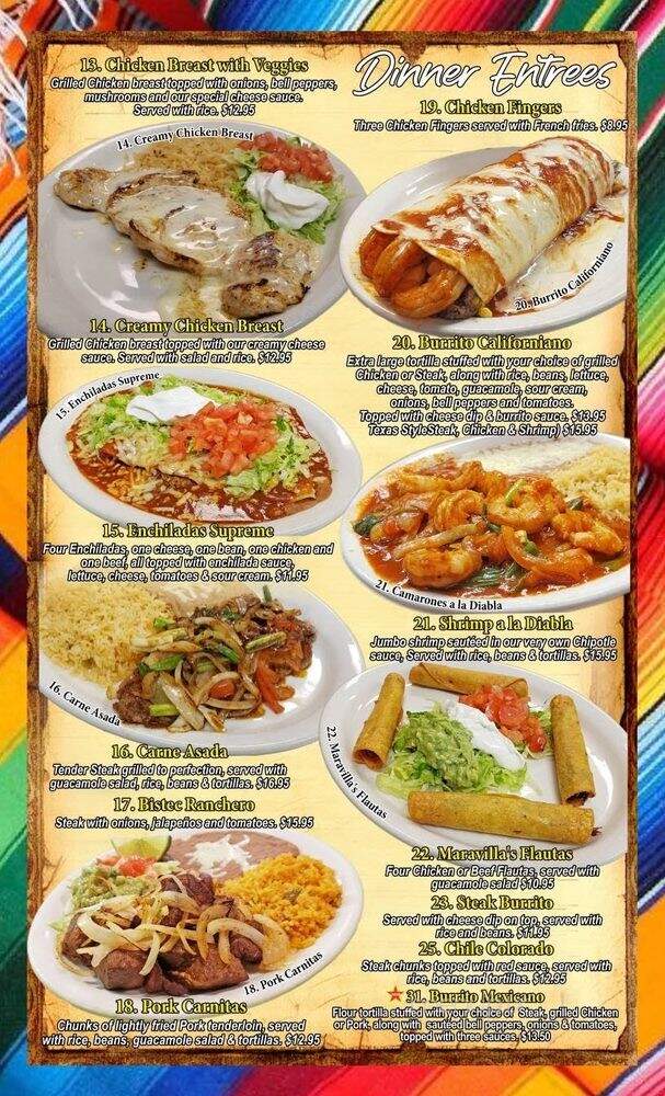 Dos Botellas - Birmingham, AL menu_pic