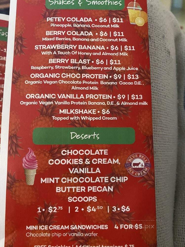 Pineapple Pete's This & That - Oakland Park, FL menu_pic