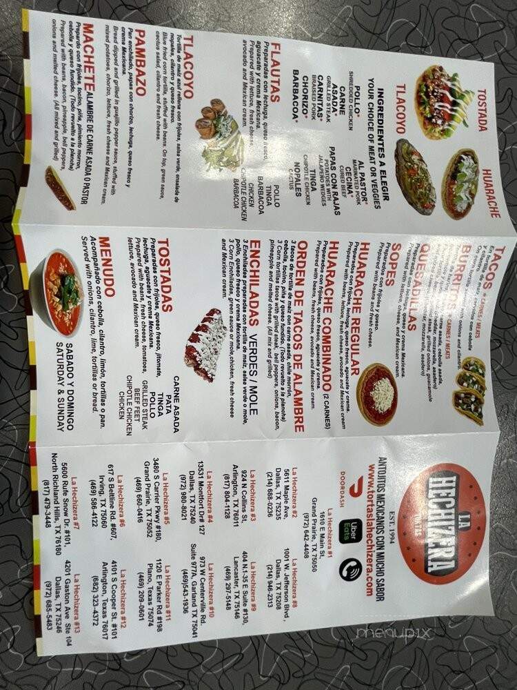 La Hechizera Tortas - Garland, TX menu_pic