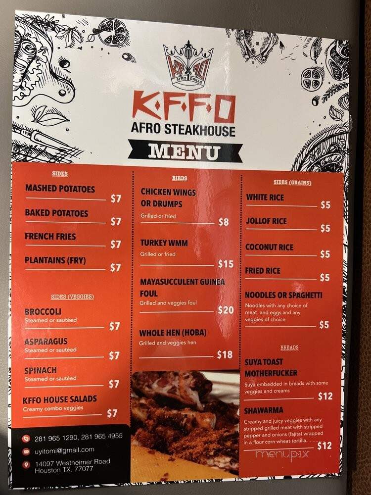 KFFO Afro Steakhouse - Houston, TX