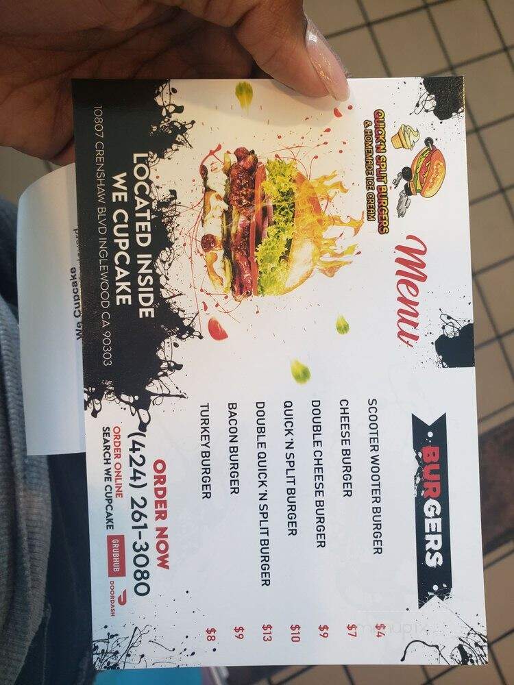 Quick 'N Split - Inglewood, CA menu_pic