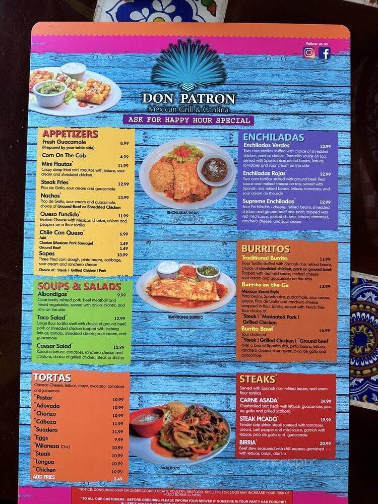 Don Patron Mexican Grill & Cantina - Pawtucket, RI