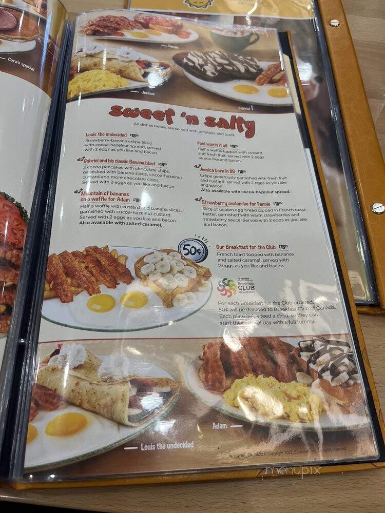 Cora - Chilliwack, BC menu_pic