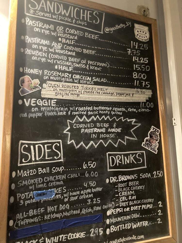 Good Belly - Louisville, KY menu_pic