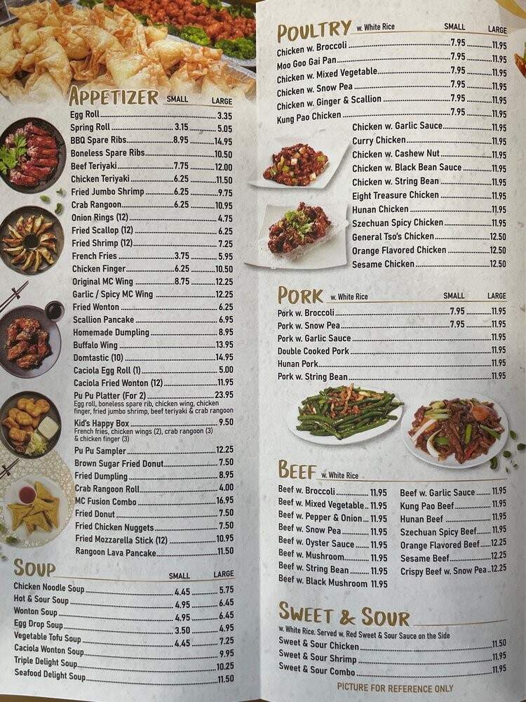 Mr. Chen - Fall River, MA menu_pic
