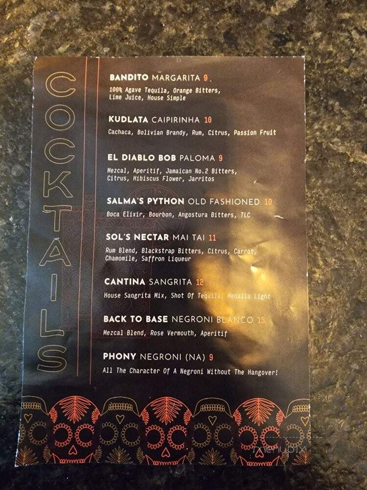 Boca Rica - Mequon, WI menu_pic