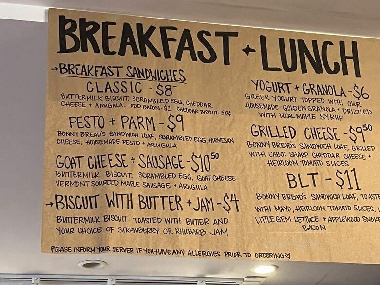 Source Bakery - Gloucester, MA menu_pic