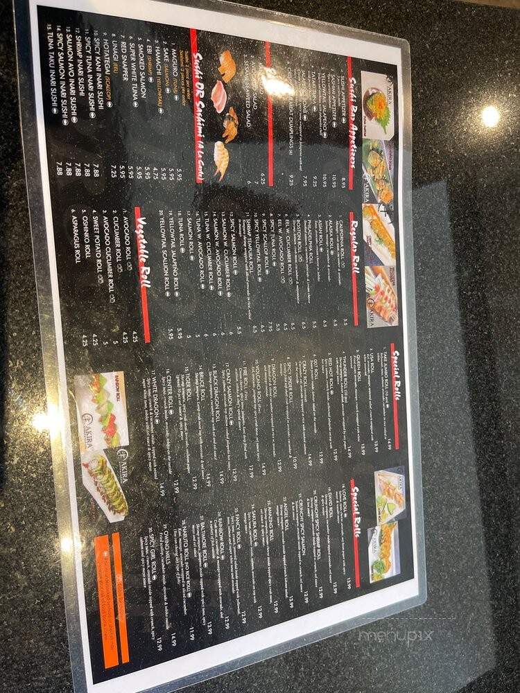 Akira Ramen & Sushi - Owings Mills, MD menu_pic