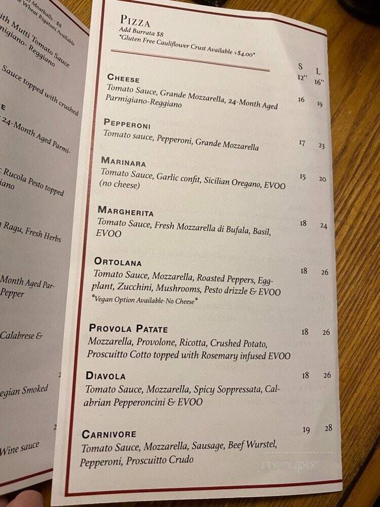 Flora's Pizza Cafe - Syosset, NY menu_pic